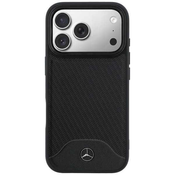 Mercedes Mobilskal För iPhone 17 Pro MagSafe Wood Effect - Svart