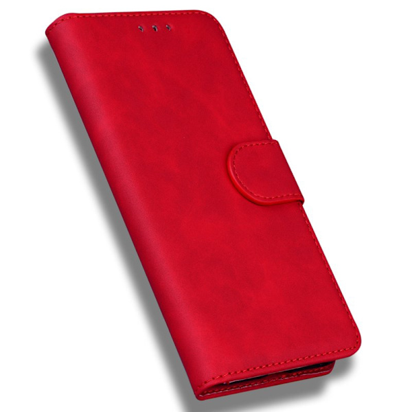 Plånboksfodral för Samsung Galaxy S26 Plus Konstläder - Röd