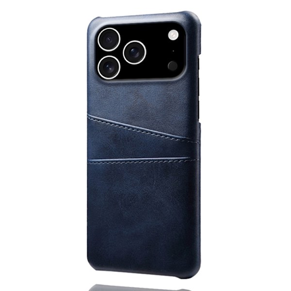Mobilskal till iPhone 17 Pro Korthållare Dual - Blå Blå