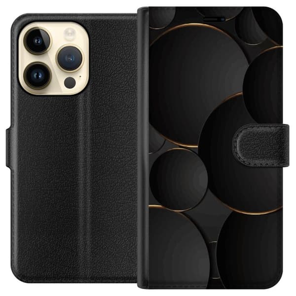 Plånboksfodral till Apple iPhone 15 Pro med Lyxig Cirklar