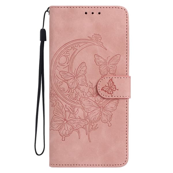 Plånboksfodral för Samsung Galaxy S26 Plus Konstläder Ställ - Roséguld