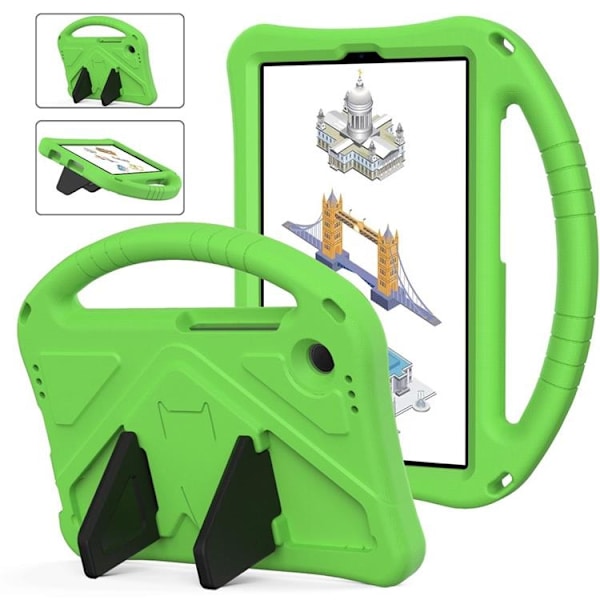 Mobilskal till Galaxy Tab A9 Kickstand Shockproof - Grön Grön