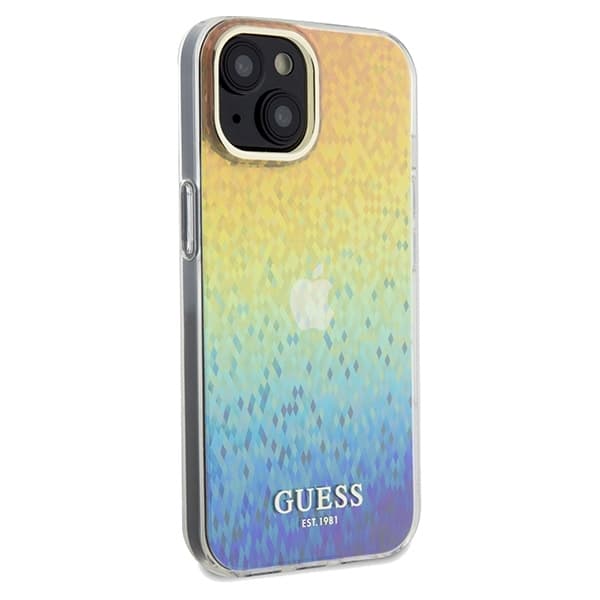 iPhone 14 Skal Facetterad Spegel Disco Iridescent