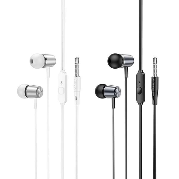 Hoco In-Ear Trådbundna Hörlurar Jack 3.5 mm M108 - Grå Grå