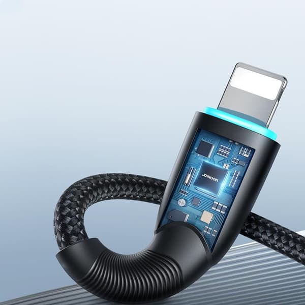 Joyroom Starry USB-A till Lightning kabel 1m - Svart Svart