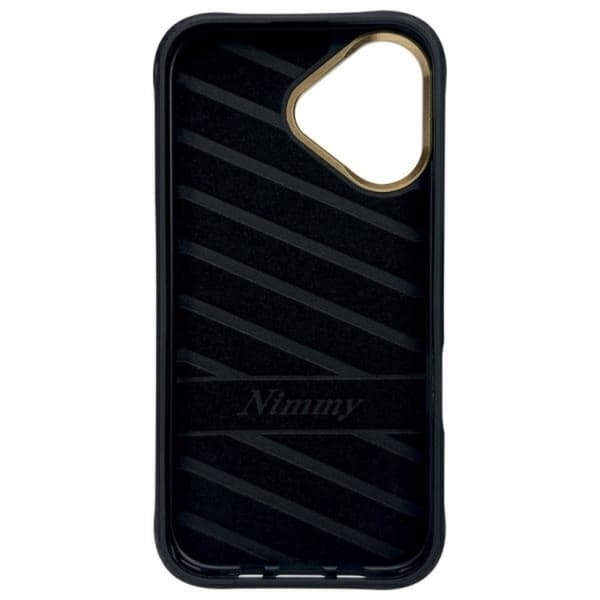 Nimmy Telefontaske til iPhone 16 Cool & Cute 2.0 Monkey - Sort Black