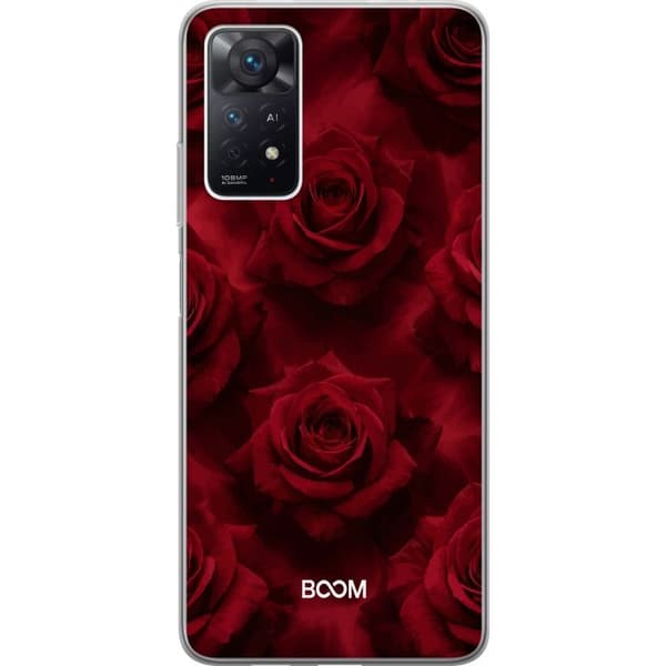 Telefontaske til Xiaomi Redmi Note 11 Pro 5G med Crimson Rose