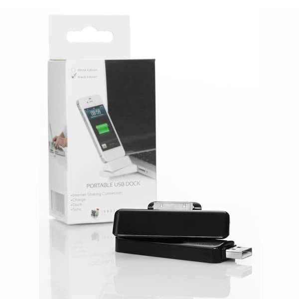 Izofs Portabel USB dock för iPhone (Vit) White