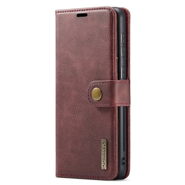 DG.MING Plånboksfodral Folio Flip Stand Samsung Galaxy A33 5G Röd