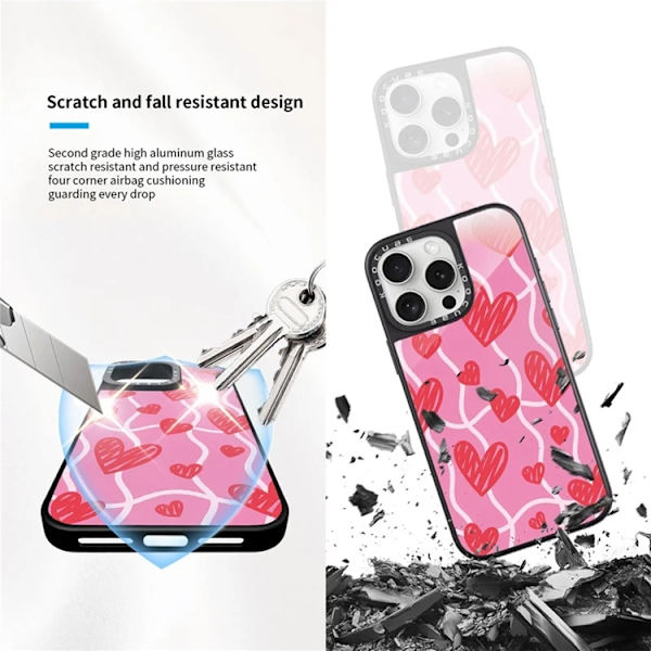 Mobilskal till iPhone 14 Pro Max MagSafe Aluminium Silikon Rosa