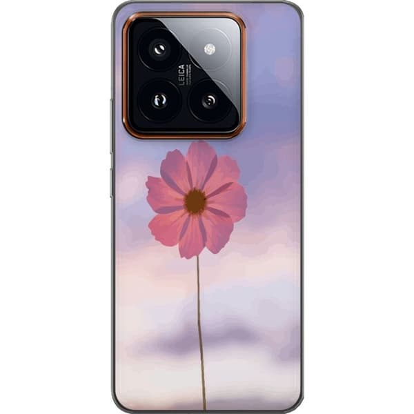 Mobilskal till Xiaomi 14 Pro med Rosa blomma