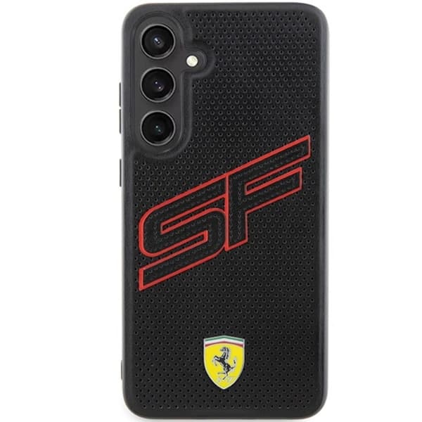 Ferrari Mobilskal till Galaxy S24 Plus Big SF Perforated - Svart Black
