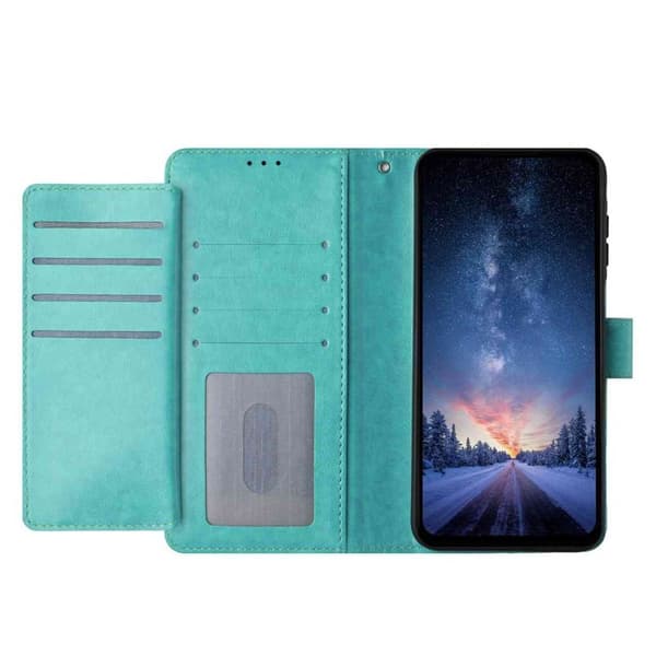 Oppo Find X9 Pro 5G Plånboksfodral Handrem Konstläder - Grön
