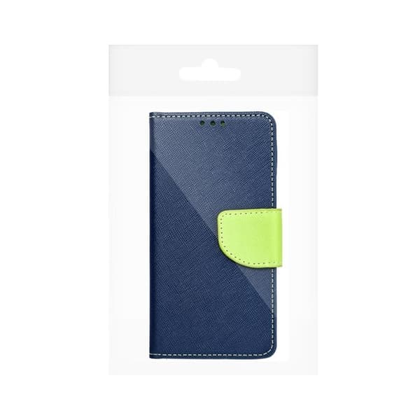 iPhone 16 Pro Max Plånboksfodral Fancy - Navy/Lime Blå