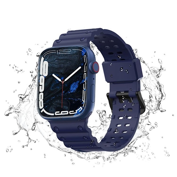 Apple Watch Ultra/SE/8/7/6 (41/42/38mm) Armband - Navy Blå