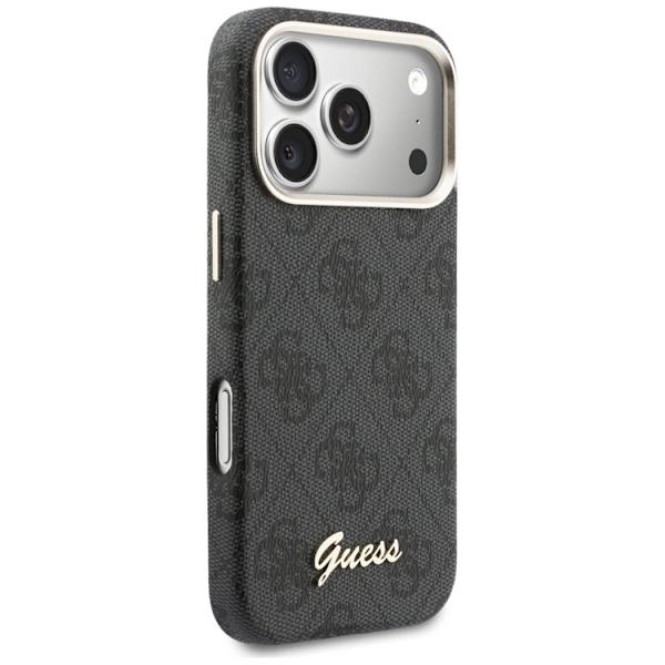 Guess  Mobilskal För iPhone 17 Pro MagSafe 4G Script - Svart Svart