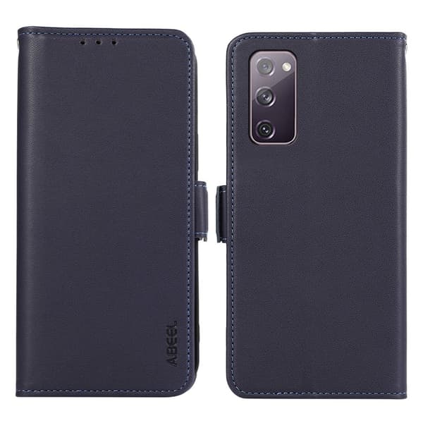 ABEEL Samsung Galaxy S20 FE Plånboksfodral Konstläder RFID-Skydd Blå
