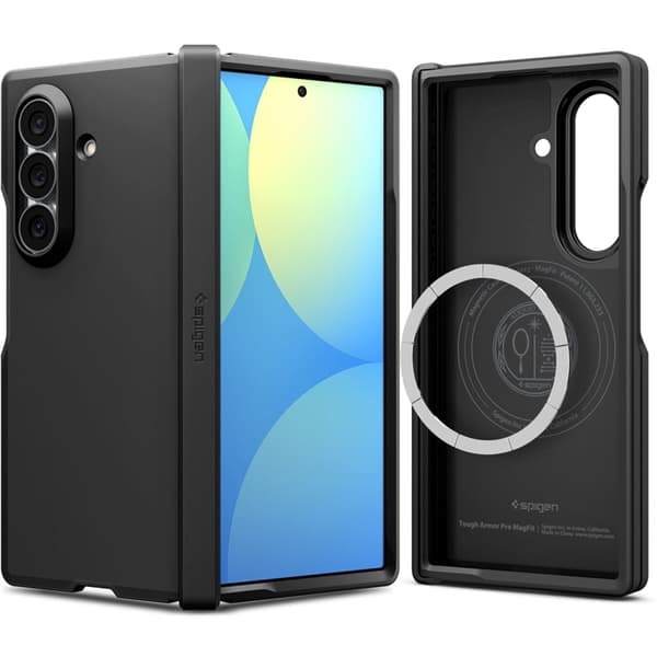 Spigen Mobilskal För Galaxy Z Fold 8 Ultra MagSafe Tough Armor - Svart