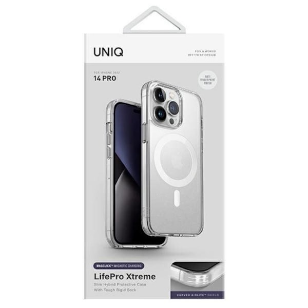UNIQ Magsafe iPhone 14 Pro Max Skal LifePro Xtreme - Transparent