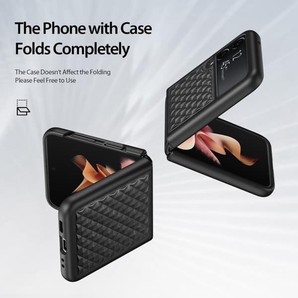 DUX DUCIS Galaxy Z Flip 4 -kuori Venice - Musta Black