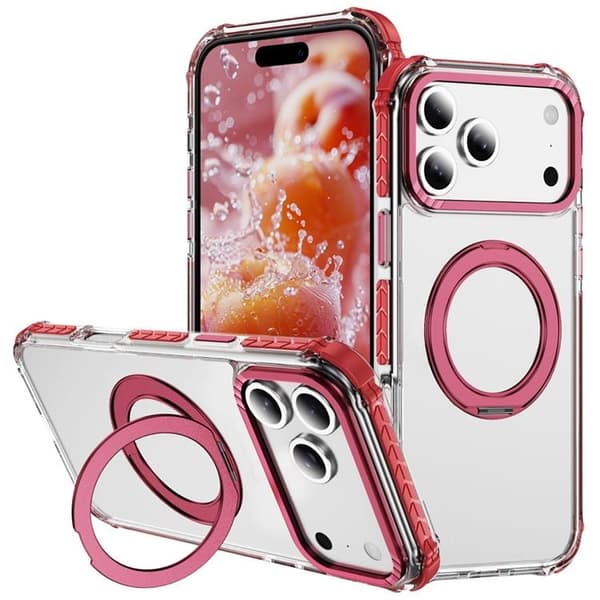 Mobilskal till iPhone 17 Pro Max MagSafe Anti Drop - Röd Röd