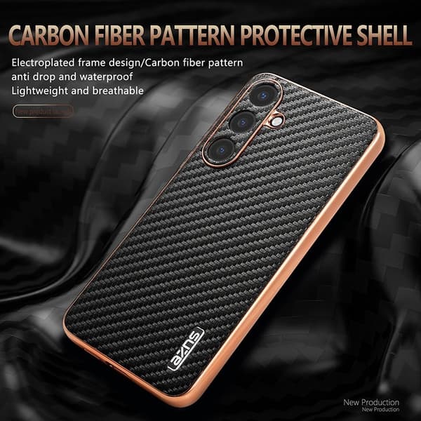 AZNS Samsung Galaxy S25+ Fodral Electroplating PU+TPU - Grön
