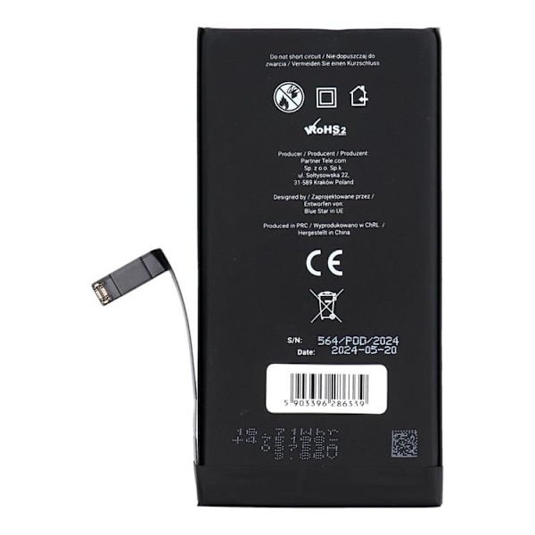 Blue Star iPhone 14 PLUS Batteri HQ 4325 mAh