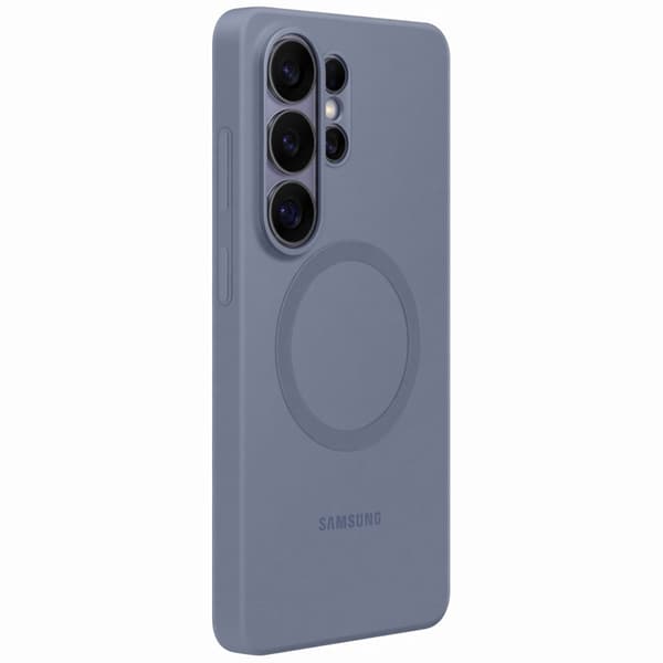SAMSUNG Mobilskal För Galaxy S26 Ultra MagSafe Silikon Magnet - Blå Violet Vit