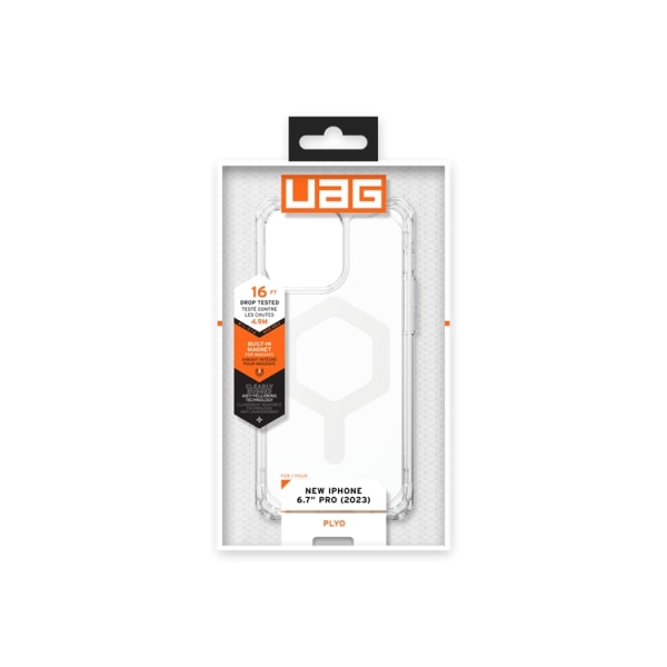 UAG iPhone 15 Pro Max mobiilikotelo Magsafe Plyo - jää/valkoinen