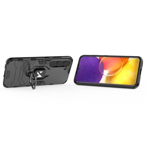 Wozinsky Galaxy S23 Plus Ringholder Mobilcover - Sort Svart