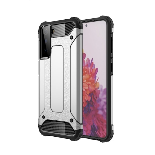 Armor Guard Hybrid Mobilskal Galaxy S21 Plus - Silver Silver