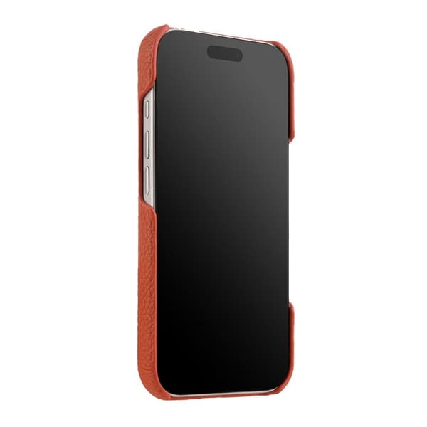 MELKCO Mobilskal till iPhone 17 Pro Äkta Läder PC MagSafe - Orange