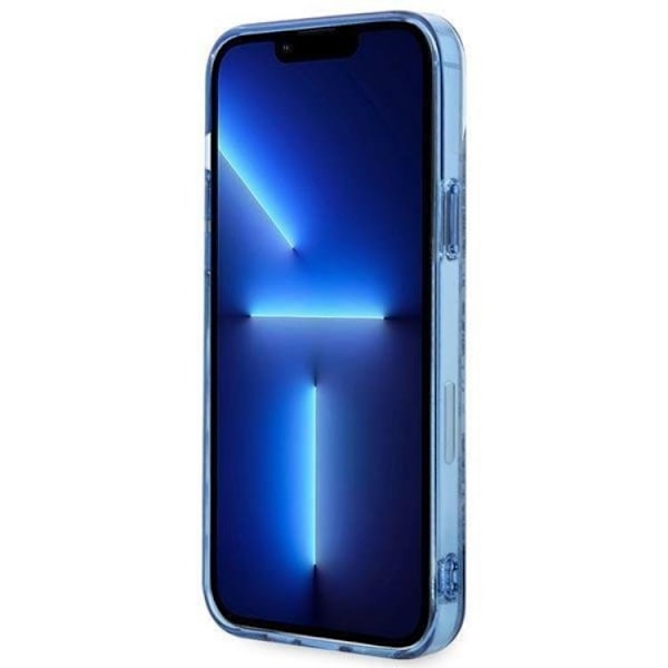 GUESS iPhone 14 Plus Skal Porcelain Collection - Blå