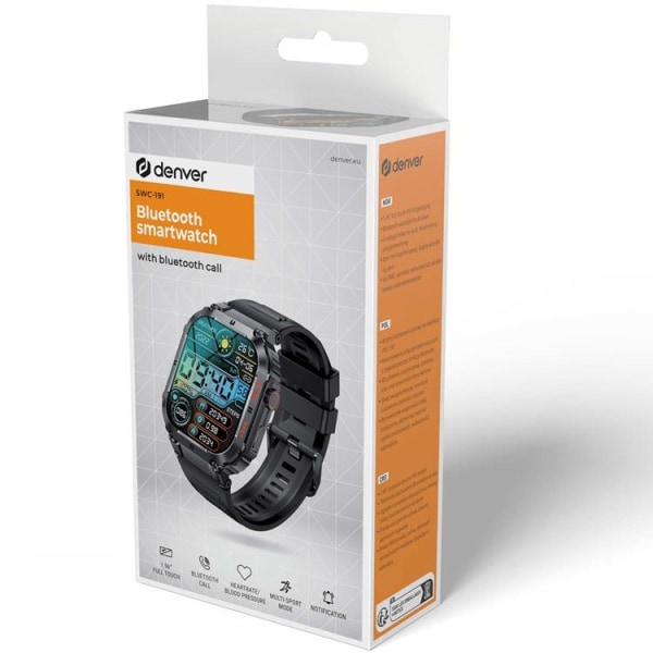 Denver SmartWatch Bluetooth - Svart