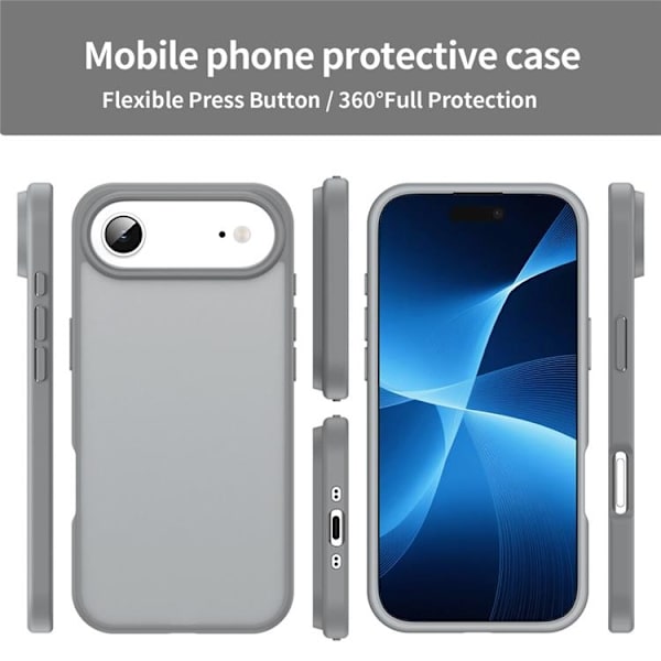 Mobilskal till iPhone Air Skin Touch Matte - Silver Silver