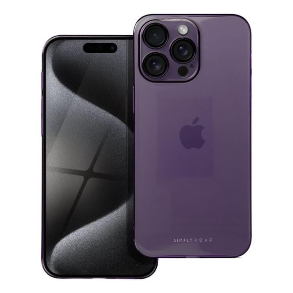 Roar iPhone 14 Pro -mobiilikotelo Pure Simple Fit - violetti