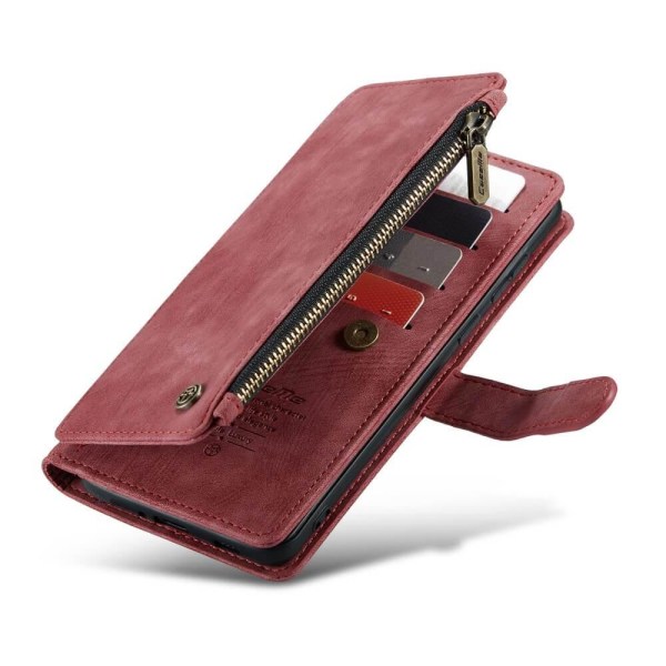 Caseme 2-i-1 Plånboksfodral till Samsung Galaxy A33 5G - Röd