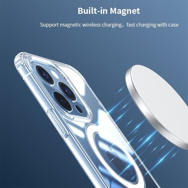 XUNDD Mag Series Transparent TPU Skal för iPhone 14 Pro - Slim