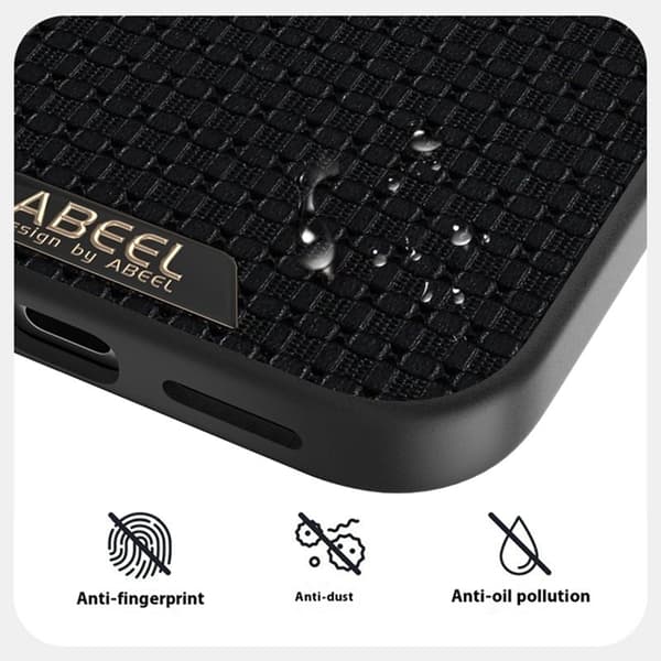 ABEEL Mobilskal till iPhone Air MagSafe Kompatibel Äkta Läder Brun