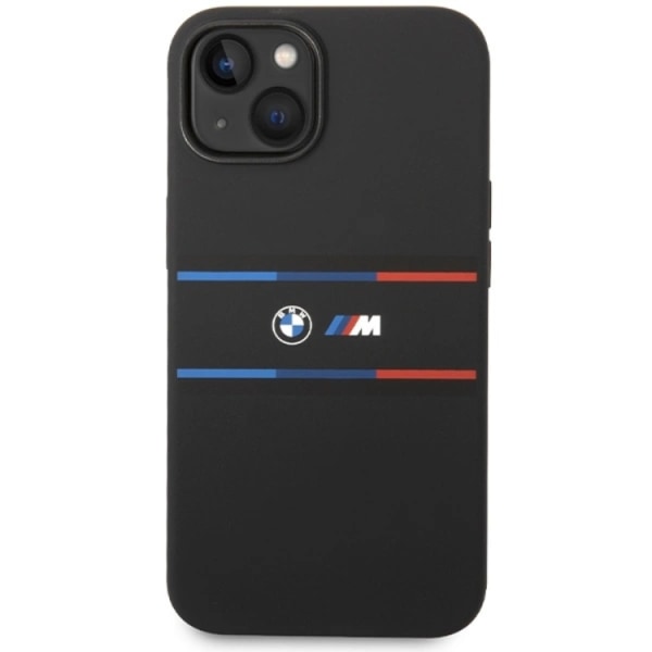 BMW iPhone 15/14/13 Mobile Case M Silicone Tricolor Lines