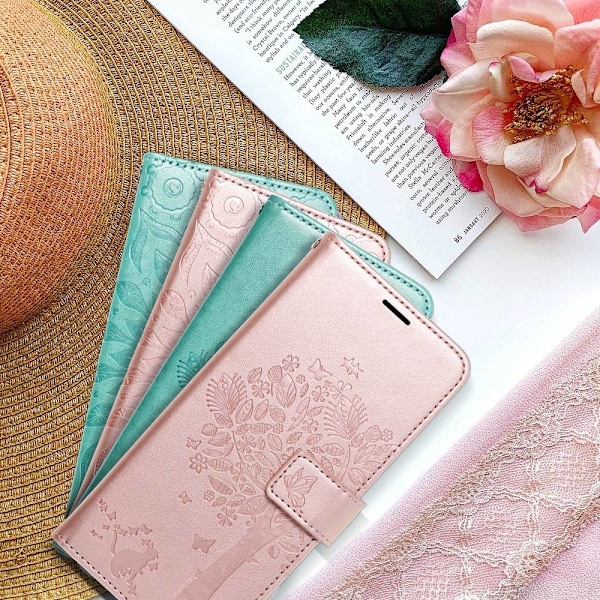 Forcell MEZZO Plånboksfodral till XIAOMI Redmi Note 10 Pro - Träd grön Grön