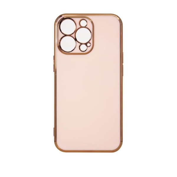 iPhone 12 Pro Max Shell valaistus geelikehyksellä - vaaleanpunainen