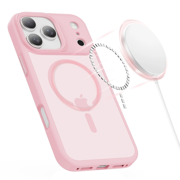 Tech-Protect Mobilskal till iPhone 17 Pro Magsafe Magmat - Matte Rosa Rosa