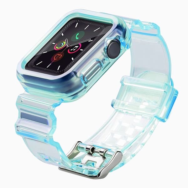 Apple Watch (38mm) Armband Silikon - Blå Blå