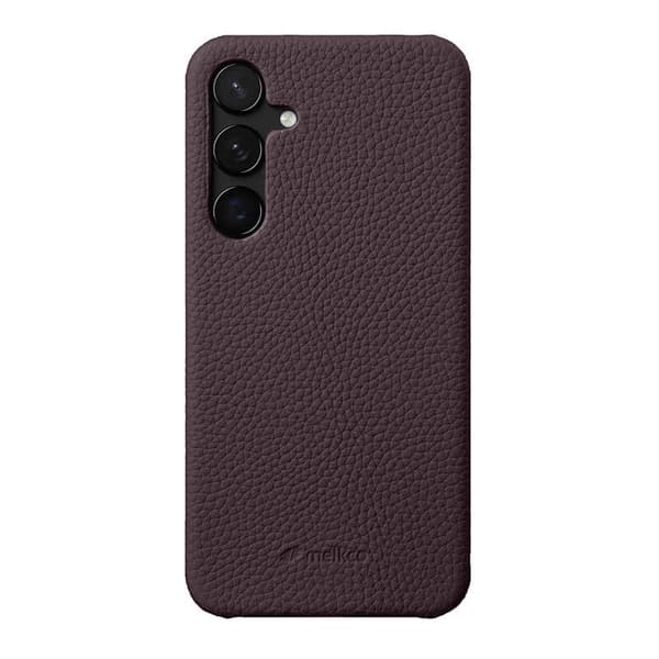 MELKCO Mobilskal till Samsung Galaxy S24 Plus Äkta Läder + PC - Lila