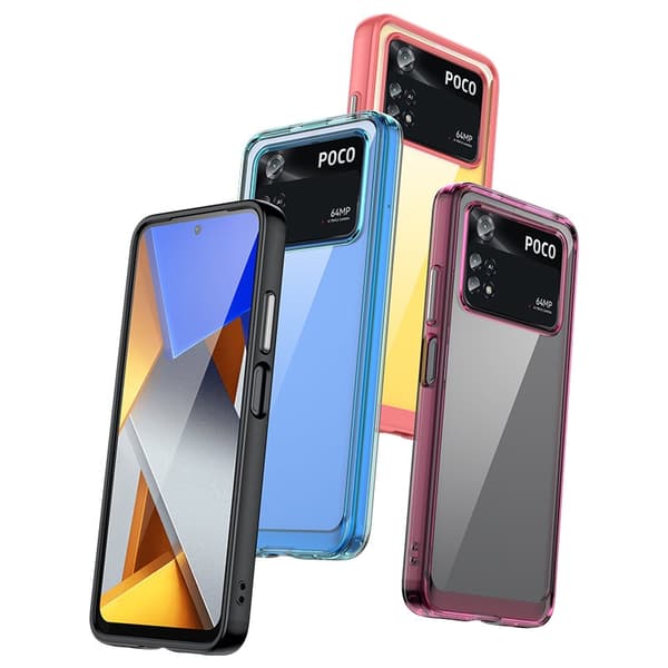 Xiaomi Poco M4 Pro Kuori Flexible Outer Space - Musta Svart