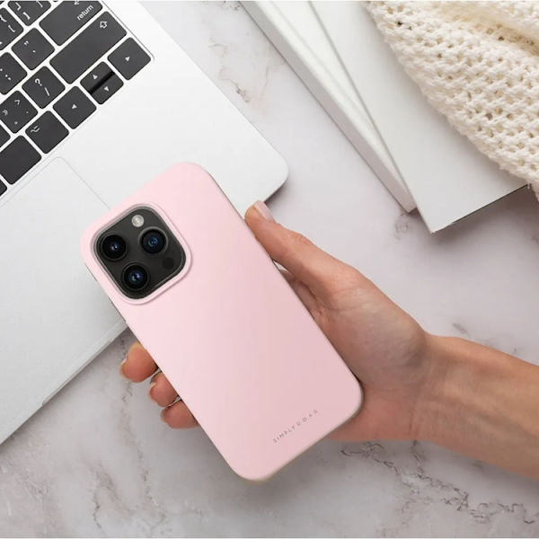 Mobilskal till iPhone 16e Cloud Skin - Ljusrosa Rosa