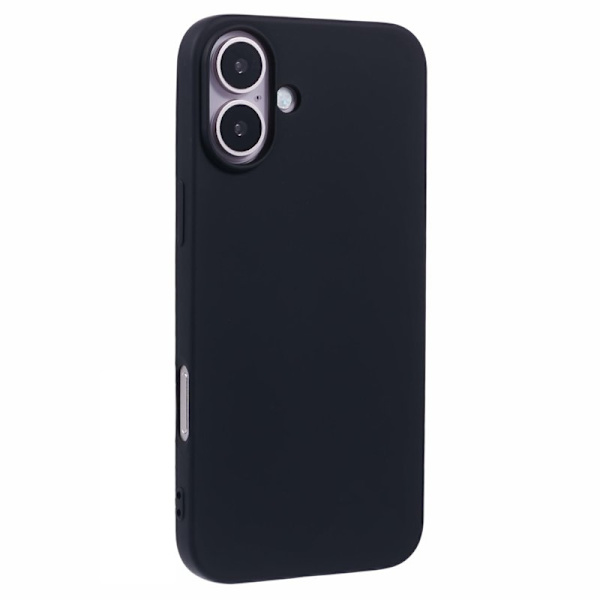 X-LEVEL Mobilskal till iPhone 16 Smooth Soft TPU - Svart