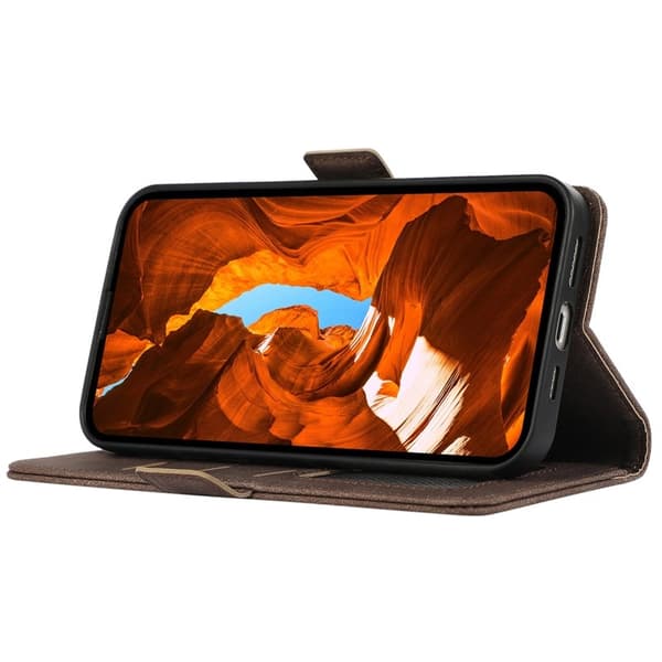 ABEEL Xiaomi 17 Pro Max Plånboksfodral Konstläder Ställ Brun