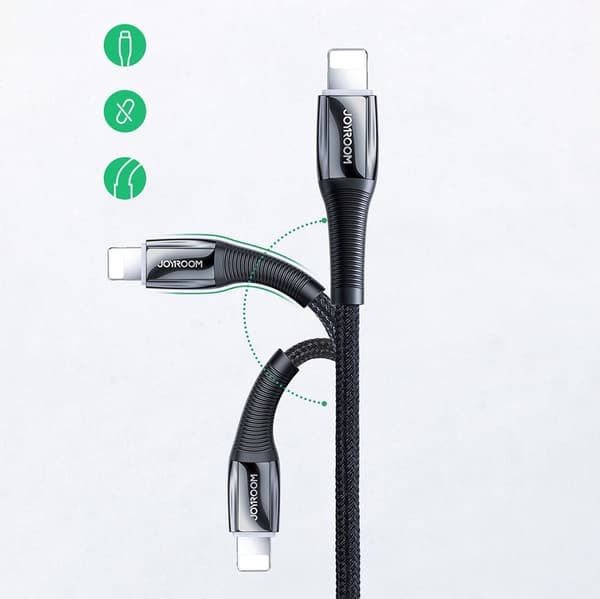Joyroom USB-C till Lightning kabel 20W 2.4A 1.2m - Röd Red